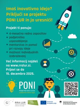 Letak projekta PONI (foto: RRA LUR)
