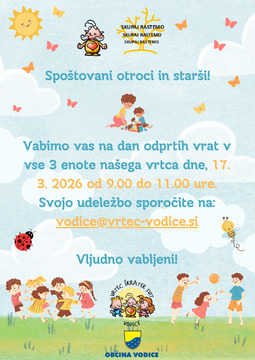 Dan odprtih vrat - Vrtec