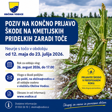Poziv za končno zbiranje vlog