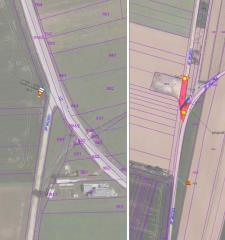 Zapora ceste v Bukovici pri Vodicah