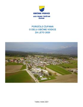 Poročilo župana o delu Občine Vodice za leto 2020