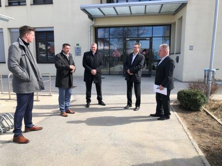 Minister Vizjak in minister Černač