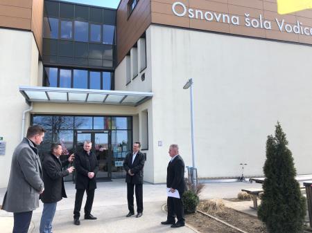 Minister Vizjak in minister Černač