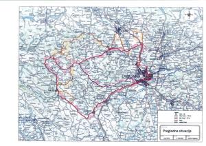 Obvestilo o popolnih kratkotrajnih zaporah občinskih cest zaradi kolesarske dirke Maraton Franja BTC CITY 2014
