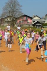 Občina Vodice in Osnovna šola Vodice sta se pridružili najmnožičnejšemu teku otrok