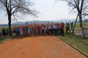 Občina Vodice in Osnovna šola Vodice sta se pridružili najmnožičnejšemu teku otrok